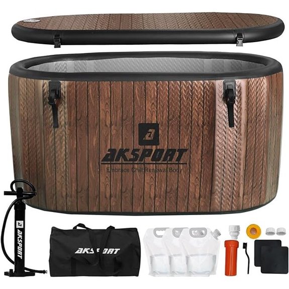 15 Best Portable Cold Plunge Tubs for Refreshing Wellness on the Go 13 AKSPORT Inflatable Ice Bath Tub for Athletes