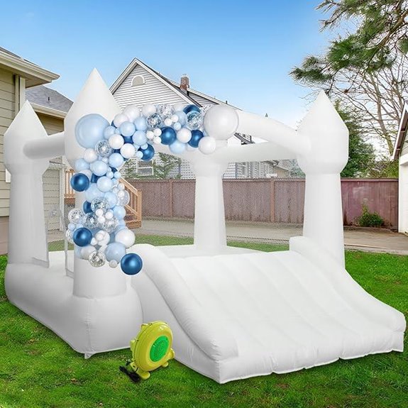 AKSPORT Inflatable Bounce House with Slide for Kids