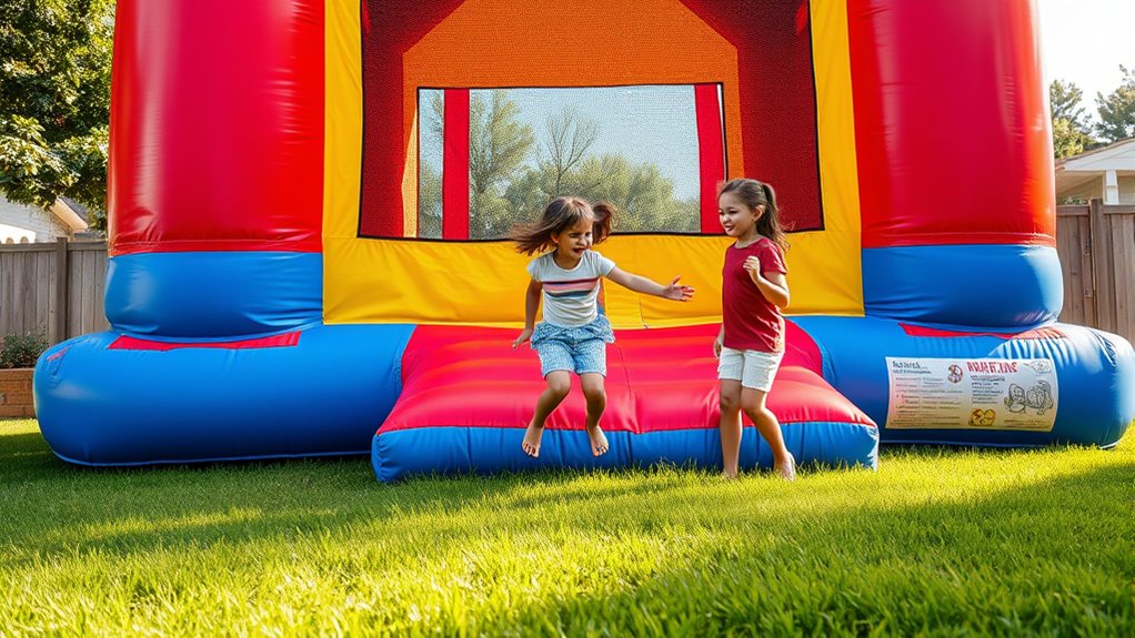 inflatable bouncer selection tips