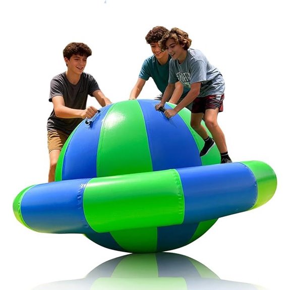 Inflatable Dome Rocker with Pump Handles Ladder 380lbs