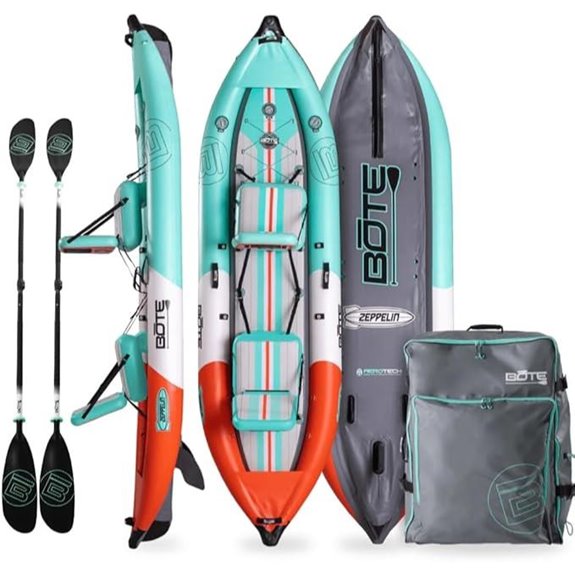 15 Best Inflatable Kayaks for 2026: Perfect for Two 3 BOTE Zeppelin Aero 12 FT Inflatable Kayak Set