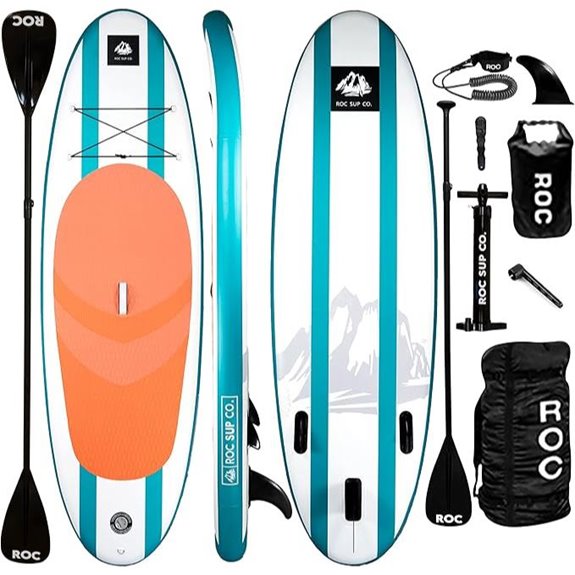 Roc Inflatable Stand Up Paddle Board with Accessories
