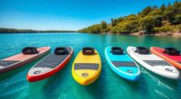 inflatable paddle boards with kayak seats
