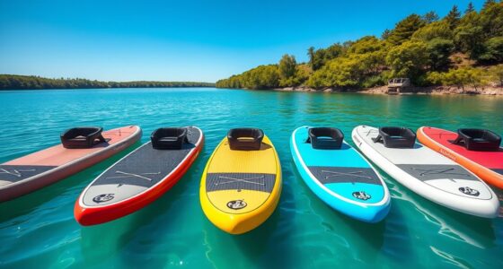 inflatable paddle boards with kayak seats
