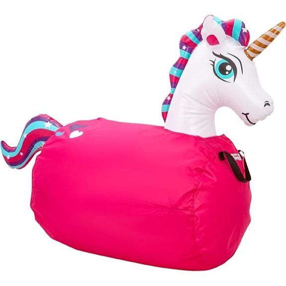Waddle Inflatable Unicorn Hopper for Kids and Adults