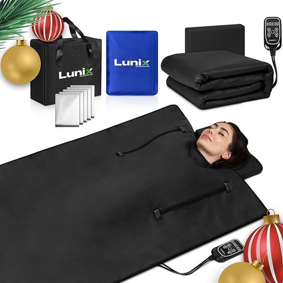Lunix LX17 Infrared Sauna Blanket with Accessories
