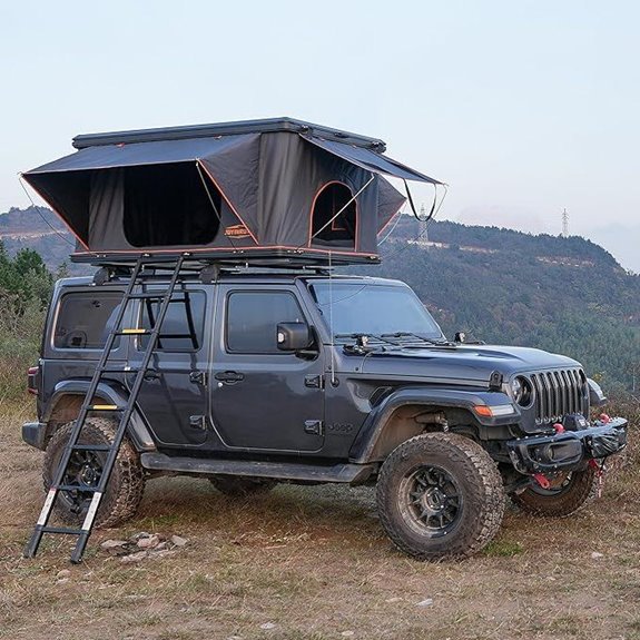 Aluminum Roof Tent with Insulation for SUV and Van