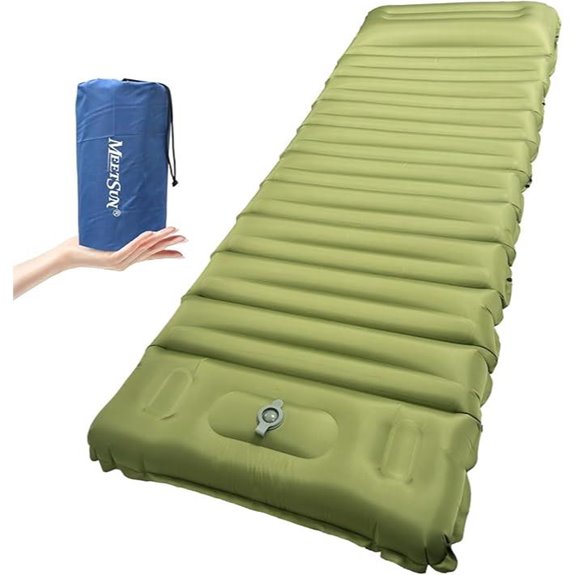 MEETSUN Insulated Camping Sleeping Mat with Pump