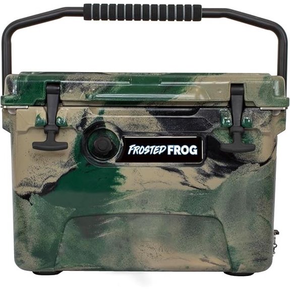 Frosted Frog Camo 20 Quart Insulated Cooler