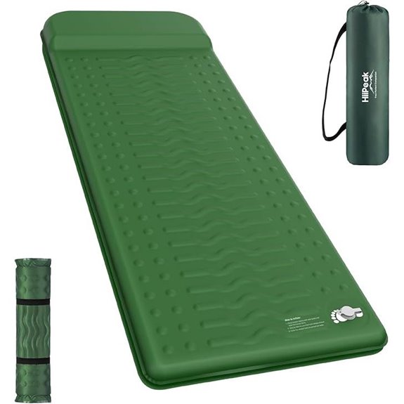 HiiPeak Insulated Inflatable Sleeping Pad with Pillow