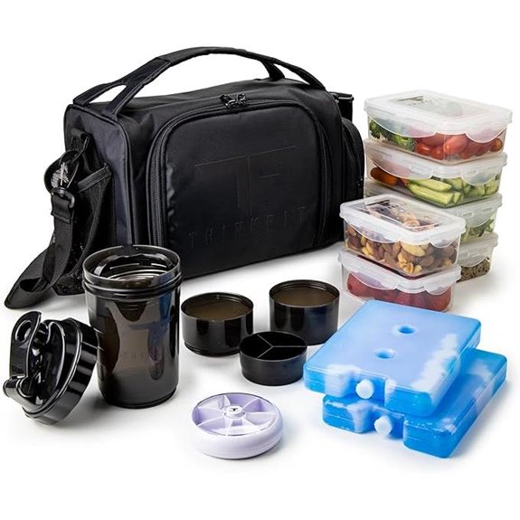 ThinkFit Insulated Meal Prep Lunch Box Set