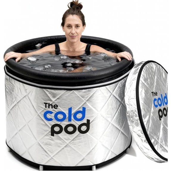 15 Best Portable Cold Plunge Tubs for Refreshing Wellness on the Go 10 Cold Pod Insulated Outdoor Ice Bath Tub Bundle