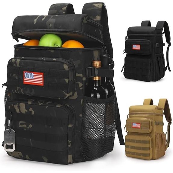 Tactical Soft Cooler Backpack for Travel and Outdoors