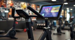 interactive display exercise bikes