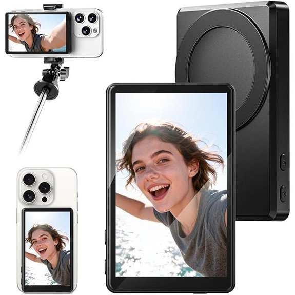 UBeesize iPhone Selfie Monitor with Bluetooth Shutter