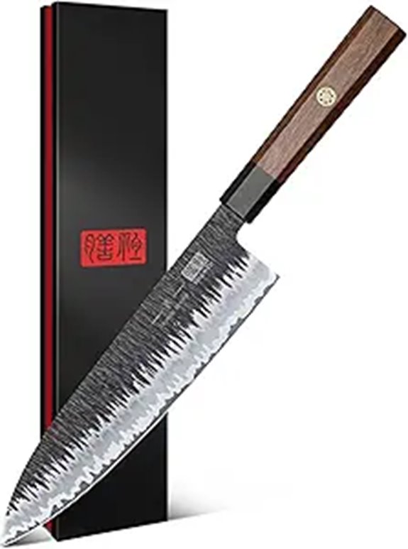 15 Best Gyuto Knives for 2026 That Chefs Rave About 4 SHAN ZU 8-Inch Japanese Chef Knife with Rosewood Handle