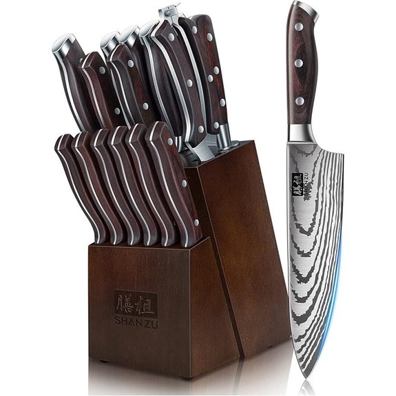 15 Best Knife Sets for 2026 That Top Chefs Swear By 13 SHAN ZU 16-Piece Japanese Kitchen Knife Set