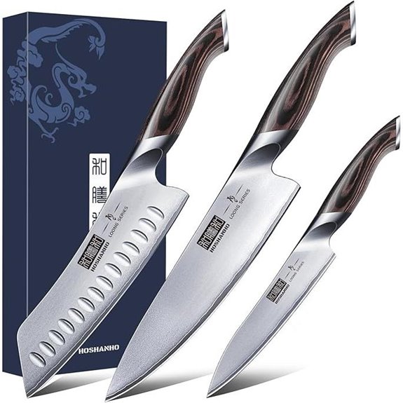 15 Best Chef Knives Under $200 for 2026 That Chefs Swear By 16 HOSHANHO 3-Piece Japanese Kitchen Knife Set