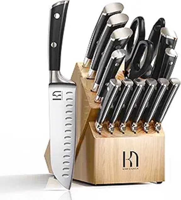 15 Best AUS-10 Kitchen Knives for 2026 That Chefs Love 16 Japanese 15-Piece Sharp Kitchen Knife Set