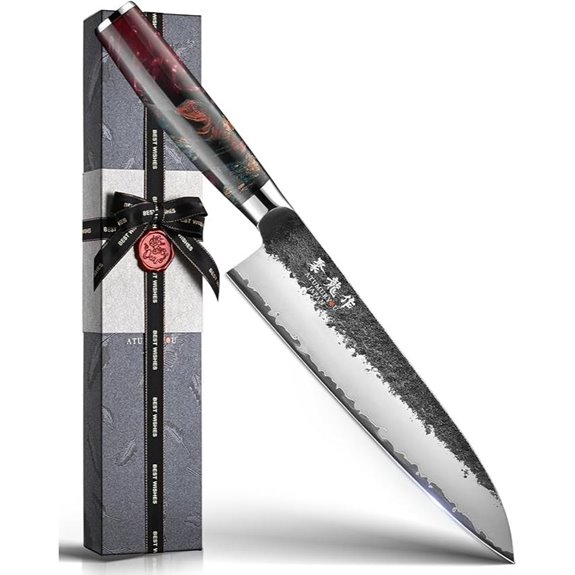 15 Best Gyuto Knives for 2026 That Chefs Rave About 5 Japanese 8-Inch VG10 Chef Knife with Red Handle