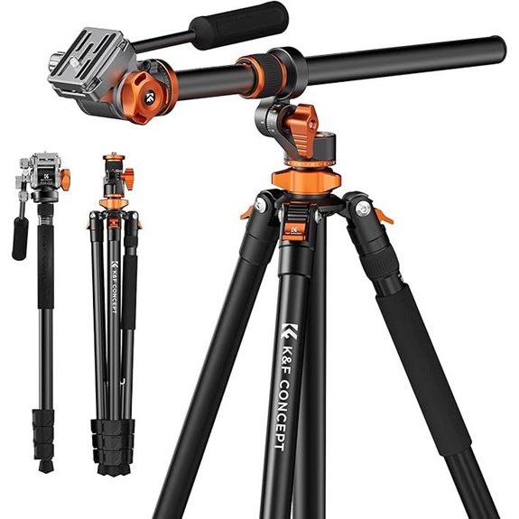 14 Best Video Tripods for Filmmakers in 2026 9 K&F Concept 90 Overhead Camera Tripod