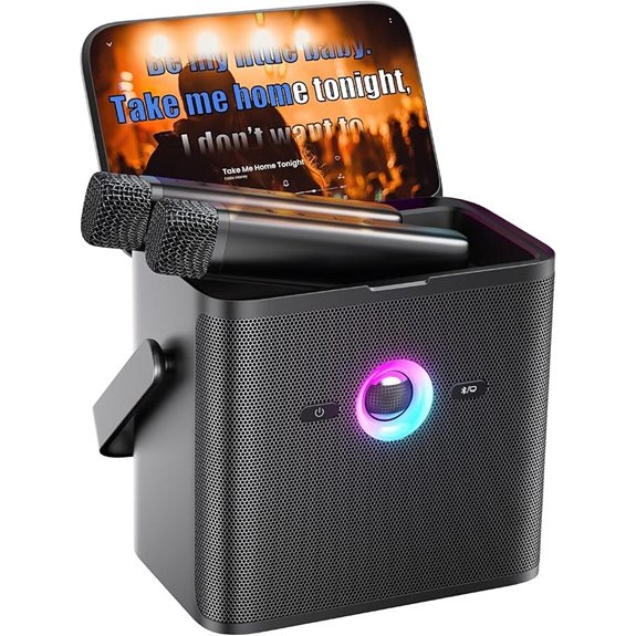 karaoke machine with lyrics