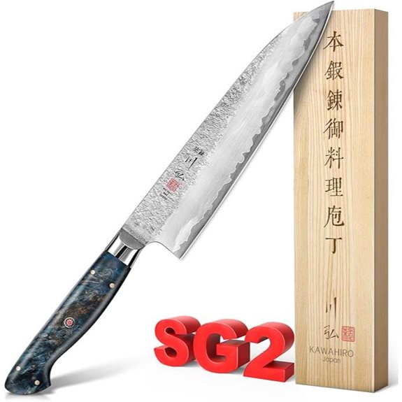 15 Best Gyuto Knives for 2026 That Chefs Rave About 17 KAWAHIRO SG2 Steel Chef Knife 8.27-inch Gyuto