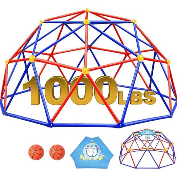 15 Best Outdoor Climbing Domes for Adventure and Fun 11 Zupapa 10FT Outdoor Climbing Dome for Kids