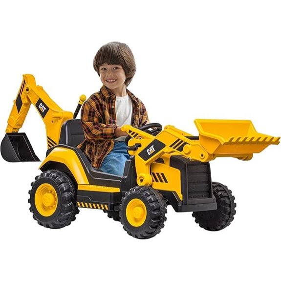 15 Best Ride-On Excavators for Kids in 2026: Top Picks for Safe and Fun Construction Play 12 Kid Trax 12V CAT Backhoe Loader Ride-On Toy