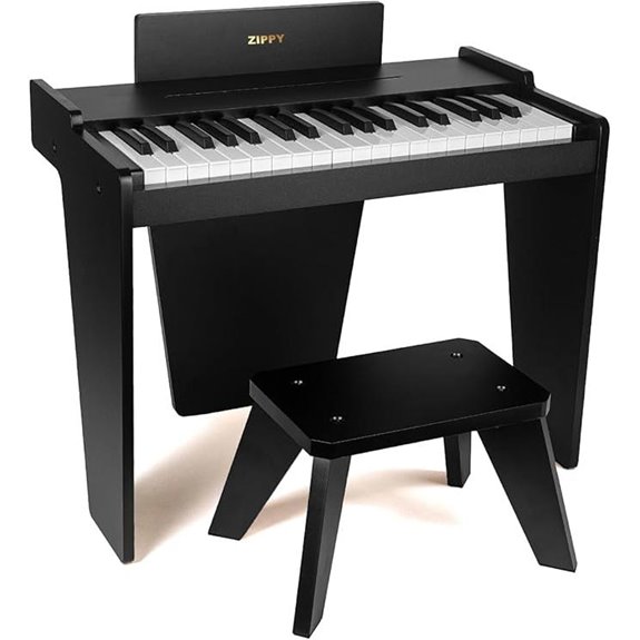 15 Best Keyboard Pianos for Kids That Will Inspire Young Musicians 10 ZIPPY Kids 37-Key Digital Piano for Kids