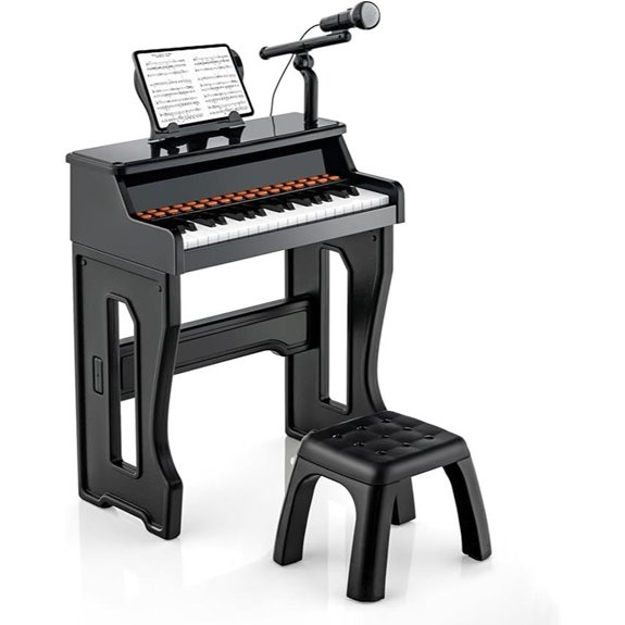 15 Best Keyboard Pianos for Kids That Will Inspire Young Musicians 17 Kids 37-Key Electronic Piano with Microphone and Stand