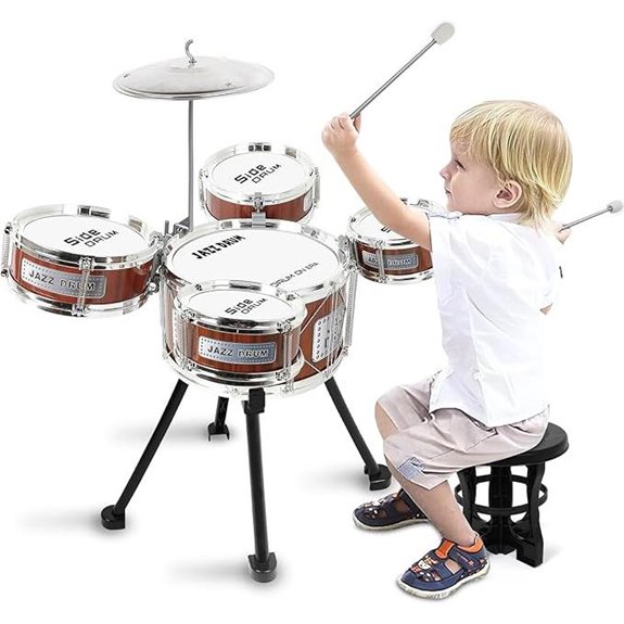 15 Best Drum Sets for Kids That Will Make Them Feel Like Rock Stars 7 Toddler 8-Piece Drum Set for Kids Ages 1-7
