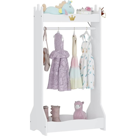 15 Best Dress-Up Wardrobes for Kids That Will Spark Imagination 6 UTEX Kids Costume Organizer Closet Storage