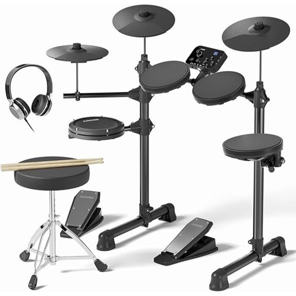 15 Best Drum Sets for Kids That Will Make Them Feel Like Rock Stars 8 AODSK Electric Drum Set for Kids with 150 Sounds