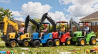 kids excavator play equipment