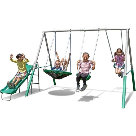 15 Best Large Backyard Swing Sets for Fun and Durability 16 Sportspower Northridge Metal Swing Set for Kids
