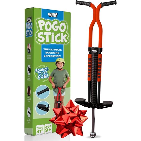 Kids Pogo Stick for Ages 10+ with Rubber Handle