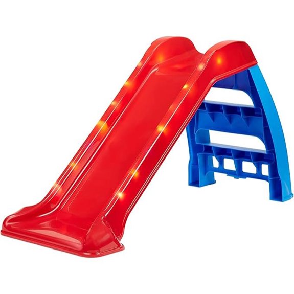Little Tikes Light-Up First Slide for Kids Indoors/Outdoors Red
