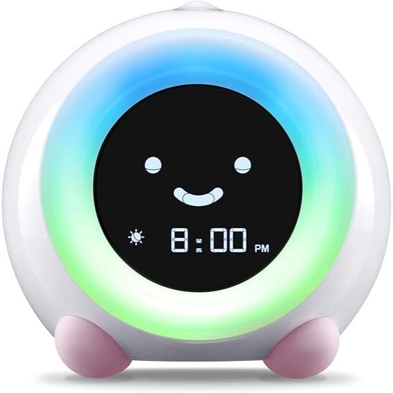 15 Best Sleep Trainer Clocks That Help Kids Sleep Better and Wake Up Happy 3 LittleHippo Mella Kids Alarm Clock & Sleep Trainer