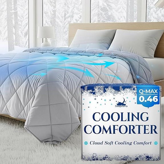 15 Best Cooling Comforters for a Chill Sleep Experience in 2026 7 Cooling Comforter King Size Breathable Reversible Light & Dark Grey