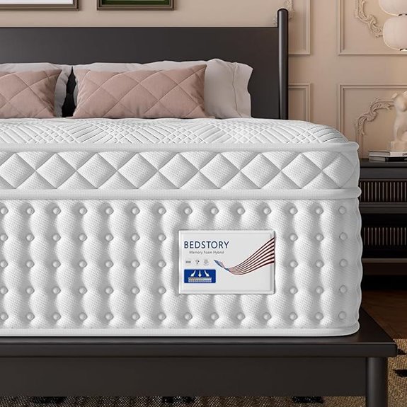 BedStory King Size Hybrid Mattress with 365-Night Trial