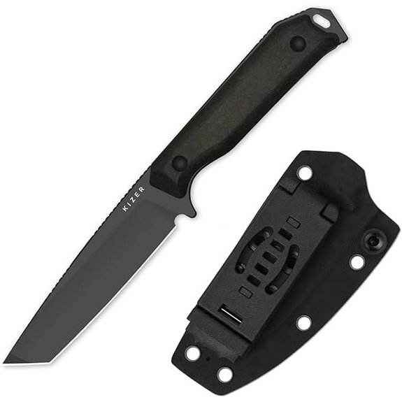 15 Best Fixed Blade Knives for 2026 That Every Survivalist Needs 3 Kizer Begleiter Fixed Blade Knife with Kydex Sheath