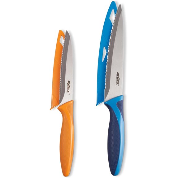 Zyliss Utility Kitchen Knives Set with Sheaths