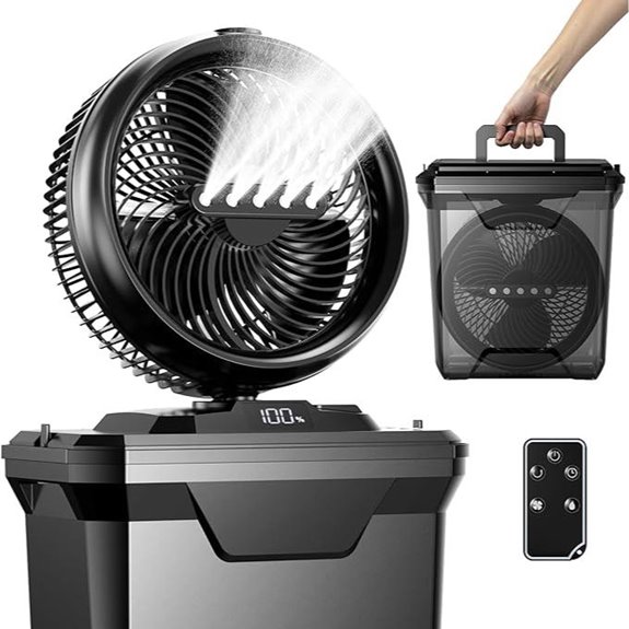 15 Best Outdoor Misting Fans to Keep You Cool All Summer Long 7 Koonie 10
