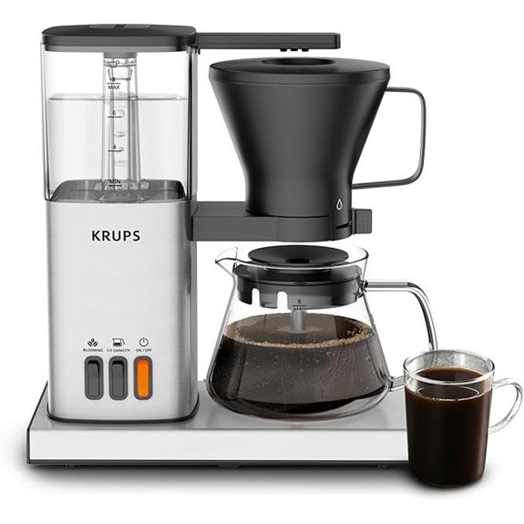 KRUPS 8-Cup Drip Coffee Maker with Blooming Tech