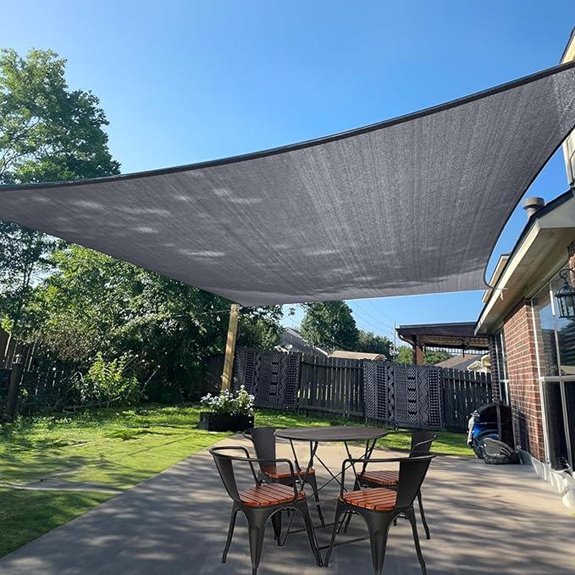 SUNLAX Large Sun Shade Sail 16x20' UV Block Canopy