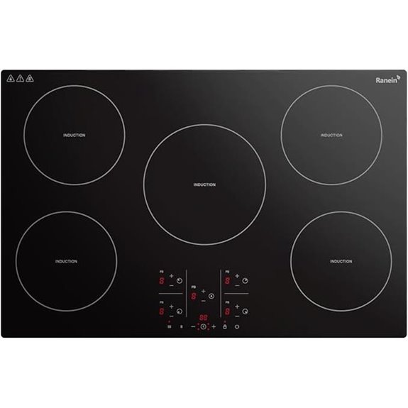 Ranein 30-Inch Induction Cooktop with 5 Burners