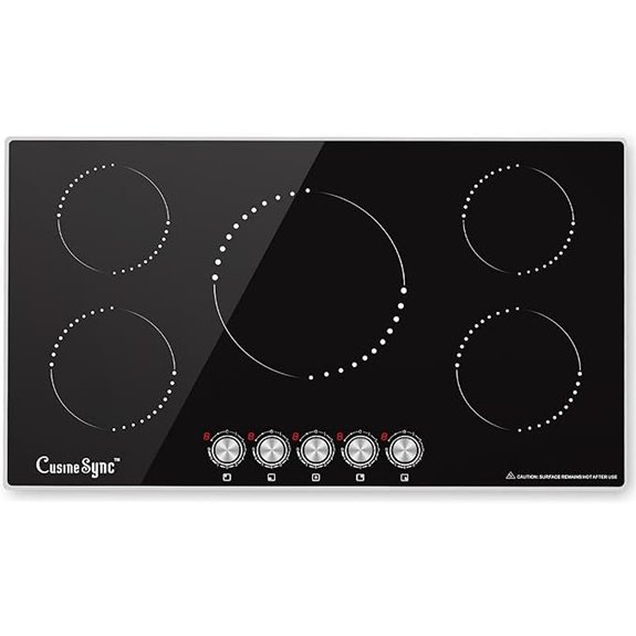 36-Inch 5-Burner Electric Induction Cooktop