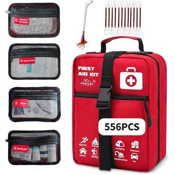 15 Best Professional First Aid Kits for 2026 13 556-Piece Premium Large First Aid Kit with Compartments
