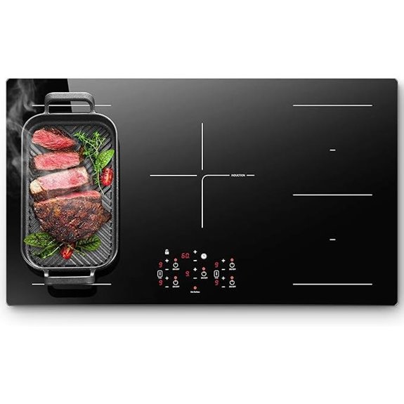 36-Inch 5-Burner Electric Induction Cooktop